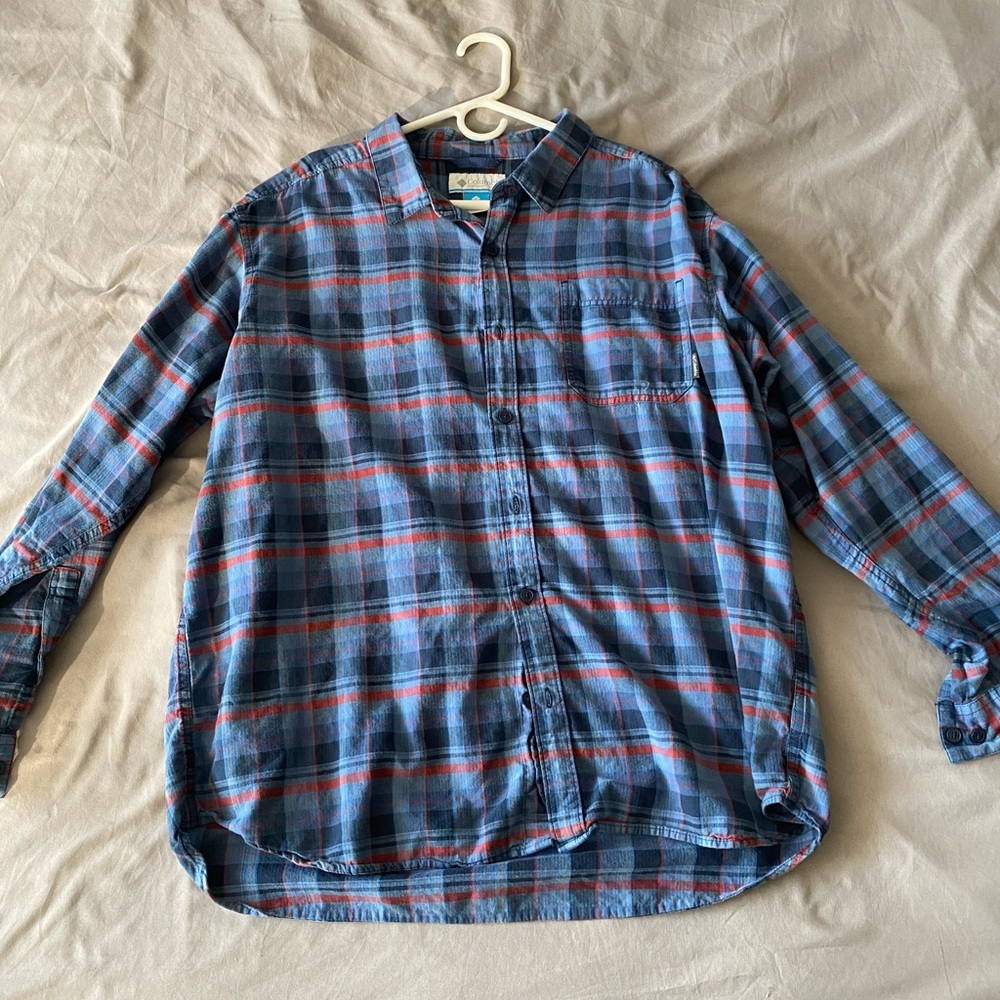 Men’s button down, light flannel
